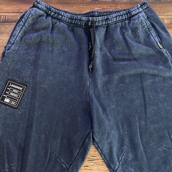 Legends Black Tye-Dye jogger sweat pants - Picture 3 of 11